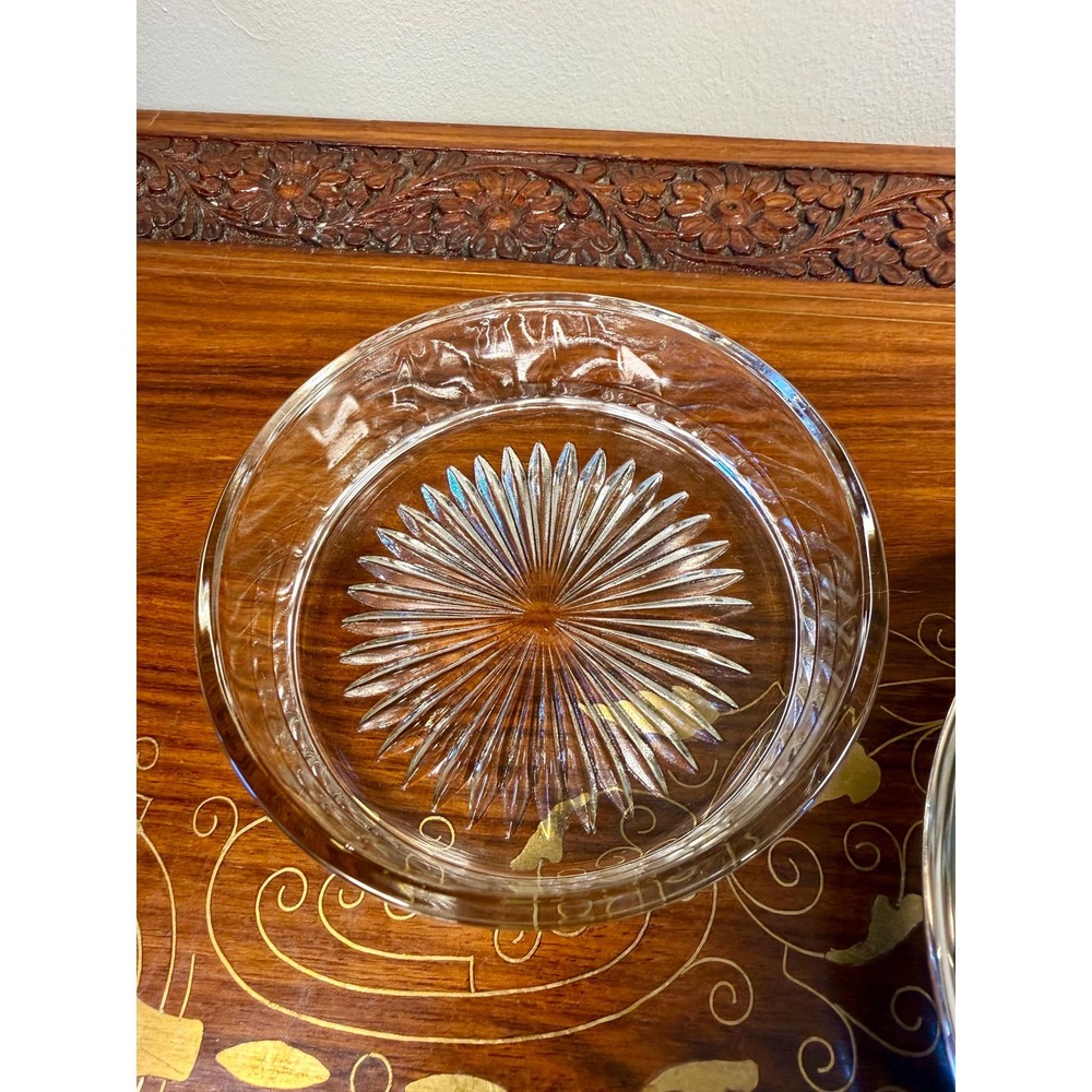 Vintage Silverplate Butter Dish with Glass Insert • Covered Butter Server - Picture 13 of 16